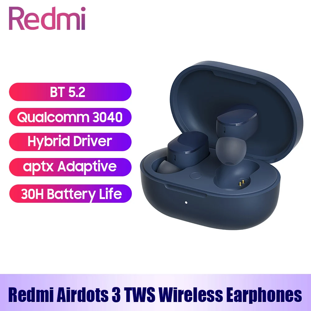2021 новые Xiaomi Redmi AirDots 3 беспроводные наушники Bluetooth 5 2 гарнитура AptX адаптивные