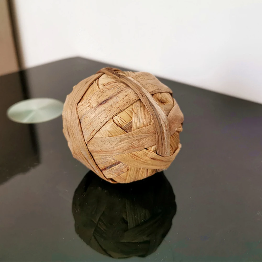 

Small Animals Natural Grass Ball Chewing Bite Ball Pet Molar Teeth Clean Grinding Play Hand Balls Pet Supplies