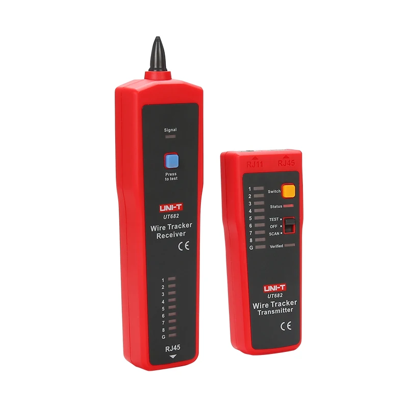 UNI T UT682 сетевой тестер провода трекер RJ11 RJ45 проводная линия Finder Lan ручной