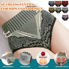 Трусики женские бесшовные с завышенной талией, M-XL