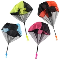 new kids hand throwing parachute toy for childrens educational parachute with figure soldier outdoor fun sports play game gifts