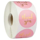 Свадебное украшение 500 шт. круглых этикеток из крафтовой бумаги женских коробок для тортов и упаковочных свадебных наклеек
