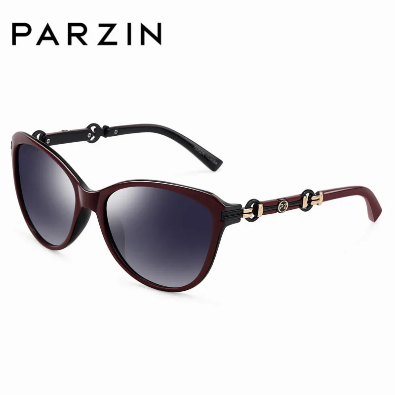 Женские винтажные солнцезащитные очки PARZIN элегантные в оправе из