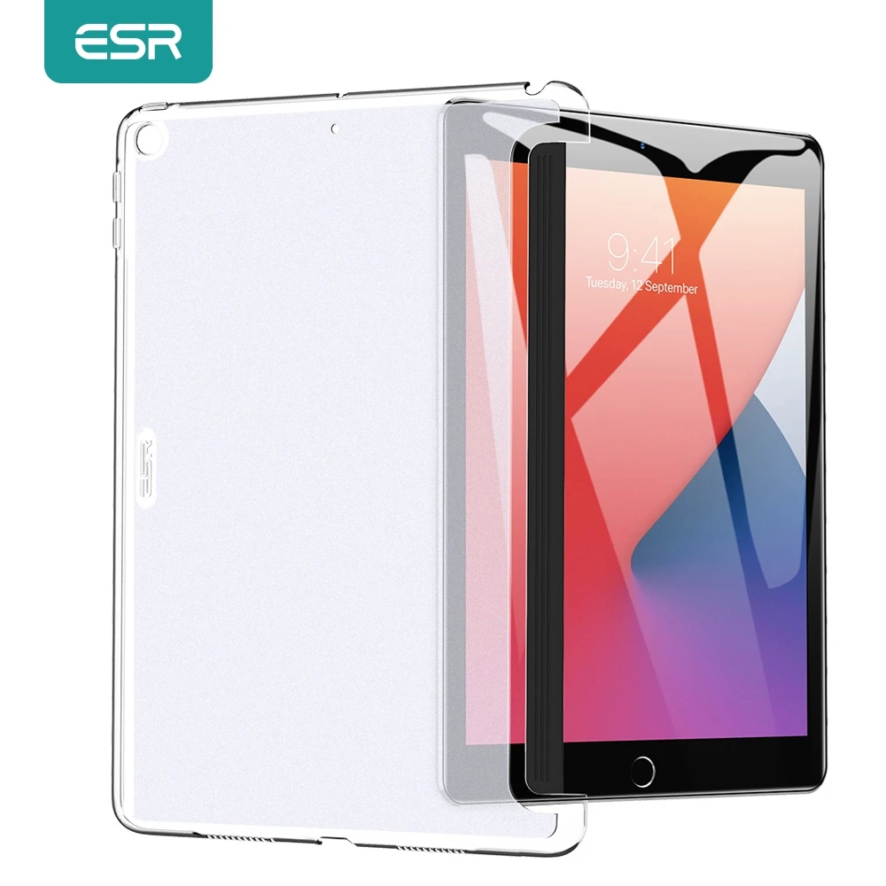 

ESR Soft Case for iPad 8th Generation 2020 For iPad 7th Gen Original Clear TPU Shell Matte Back Cover 10.2'' for iPad 7 8 Case