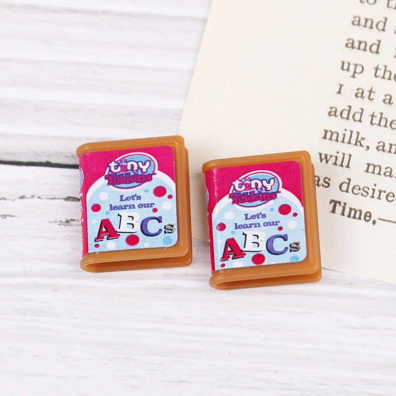 

2pcs 1:12 Dollhouse Miniature Mini Book Model Furniture Decor Accessories Toys