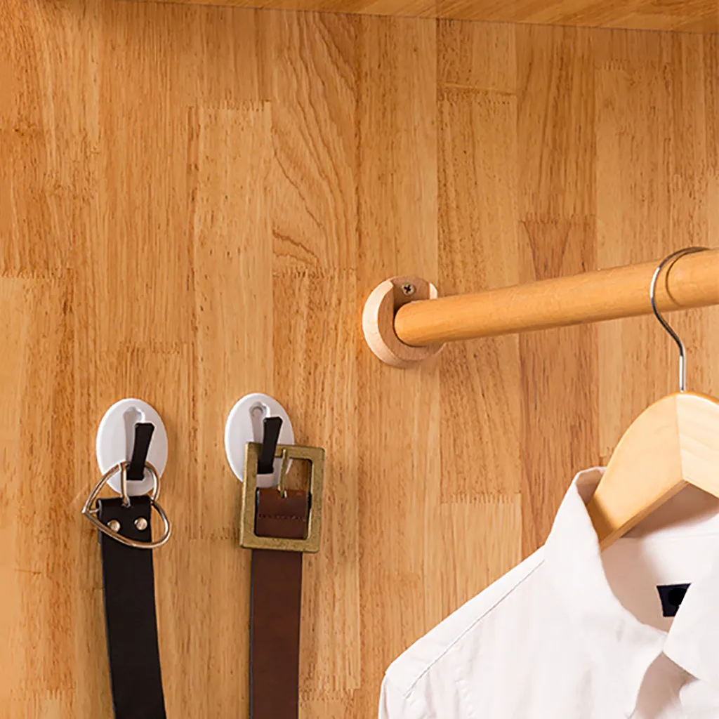 Крепкая прозрачная настенная вешалка на присоске без пробивания отверстий для