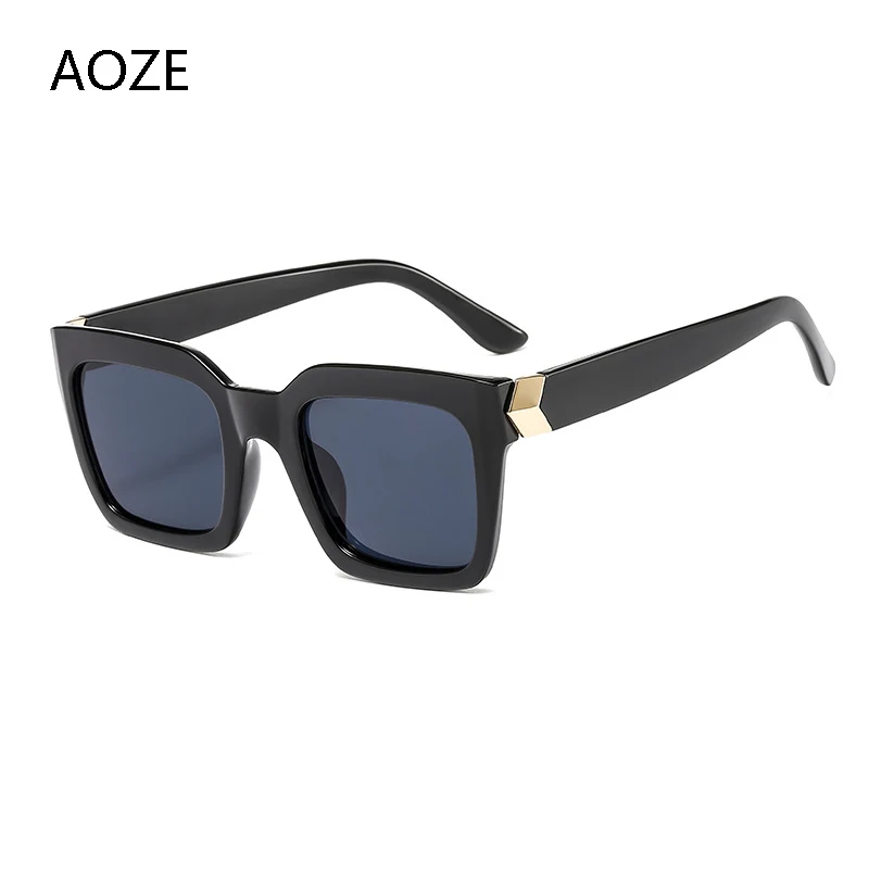 

AOZE 2020 квадратные модные роскошные солнцезащитные очки женские брендовые Дизайнерские мужские/женские очки Классические винтажные уличные...