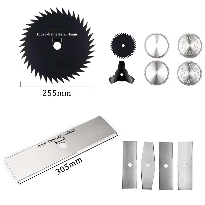 1PCS 255mm 40T/60T/80T Blade Brush Cutter Lawn Mower Replacement Circular Saw For Cutting Grass Tree Trimmer | Инструменты