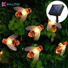 Гирлянда s на солнечной батарее, 30 светодиодов, 6,5 м