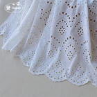Белое хлопковое кружевное платье с вышивкой; Свадебная вышивка; Мягкая и удобная ткань; RS3053