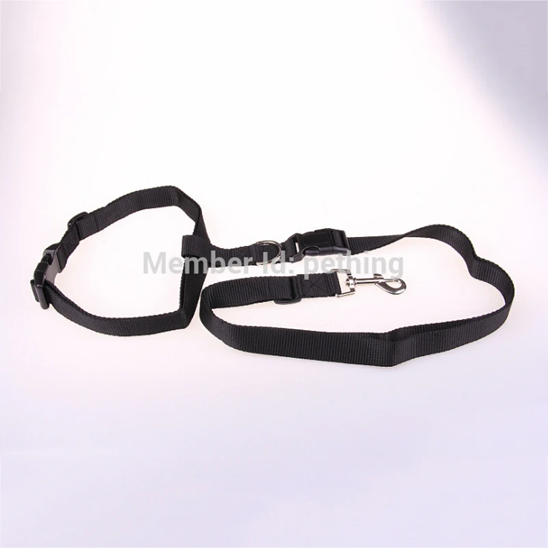 Поводок для собак нейлоновый спортивный поводок прогулок и бега цвет зеленый