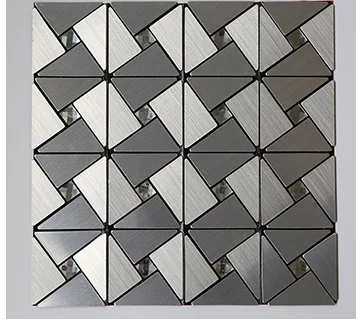 Silver Homey мозаика 3D металлические самоклеющиеся наклейки на стену плитка для гостиной кухни щиток домашний декор вода и огнеупорный - Цвет: Silver