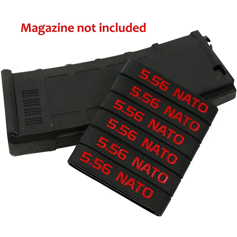 6 упаковок маркировочная лента для магазина 223 REM 5 56 300 AAC BLK 7 62x35 мм