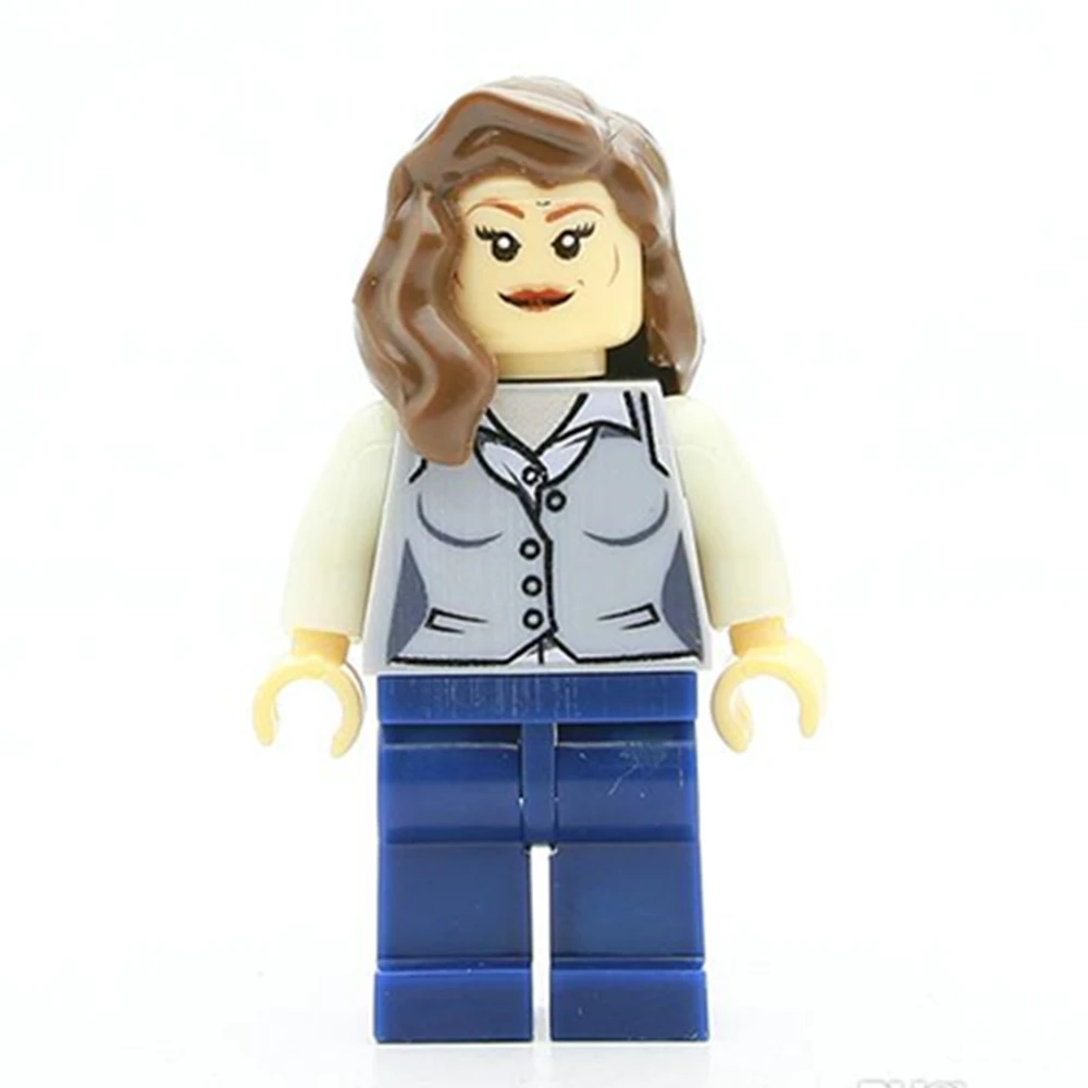Одиночная продажа Лоис Лейн Супермен девушка Лига Справедливости Minifig собрать