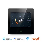 Умный термостат с Wi-Fi и сенсорным экраном, контроллер температуры нагрева по ЦельсиюФаренгейту, работает с Alexa Google Home