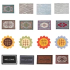 Коврик для кукольного домика, коврик для приветствия, коврик для входной двери, тканый ковер, напольный ковер, Миниатюрные аксессуары для гостиной, покрытия для кукол для детей