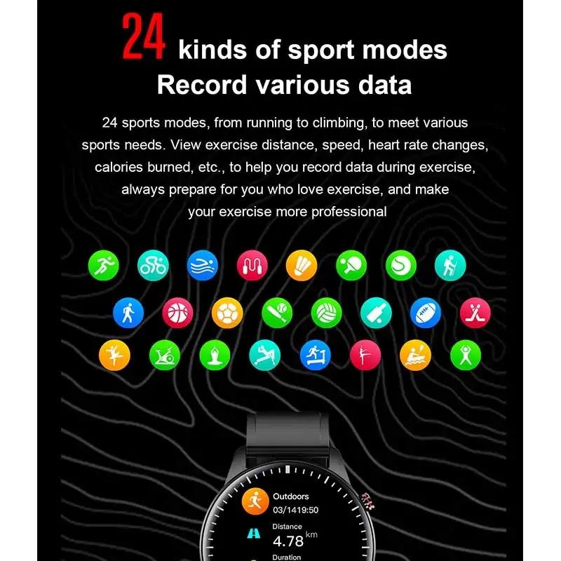 

2021 i15 Bluetooth Call Fitness Tracker IP67 Waterproof Exercise Heart Rate Blood Pressure Sleep Smart Watch Supports Android