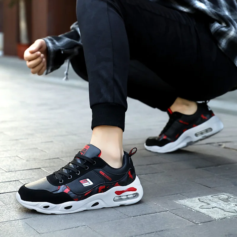 Модные мужские кроссовки для бега Мужская повседневная обувь Легкая на