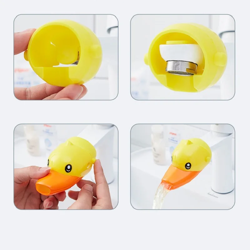 Мультяшный удлинитель для смесителя Детские ручные инструменты мытья ручка