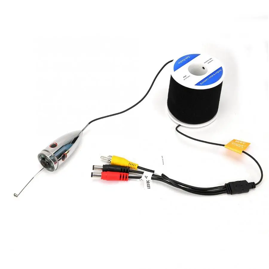 100-240V 10.1in 1000TVL HD, Wi-Fi, 164ft 6LED Широкий формат IP68 подводный Камера Водонепроницаемая подводная камера