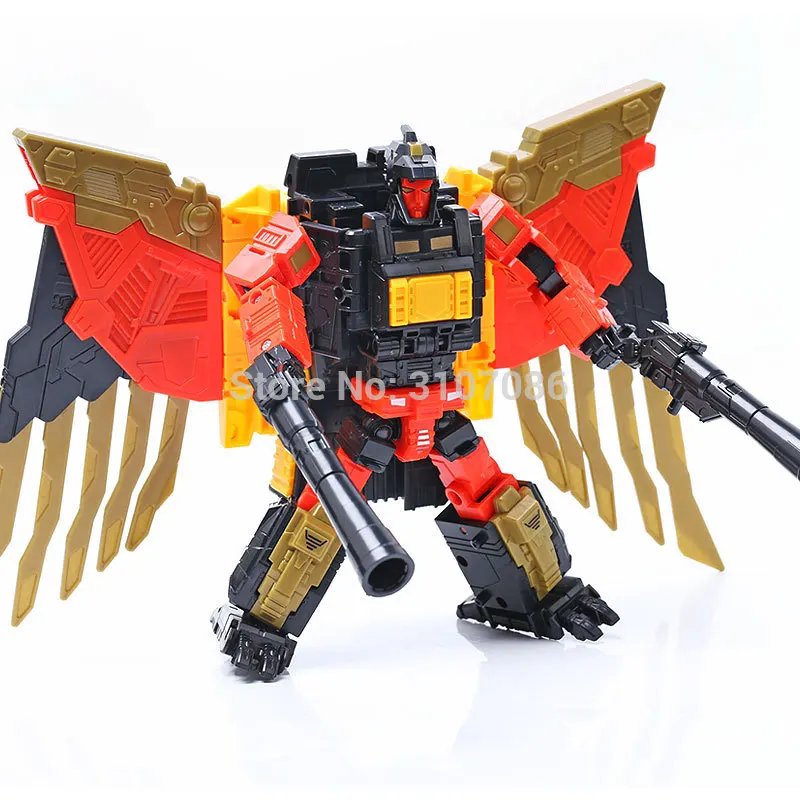 G1 трансформация predaking-5 в 1 Набор Divebomb Rampage хедстронг негабаритный режим войны Орел фигурка Робот Игрушки