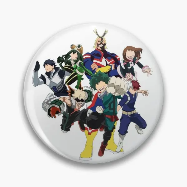 

My Hero Academia Group Picture Soft Button Pin Cute Women Metal Fashion Badge Decor Hat Lover Clothes Creative Gift Jewelry