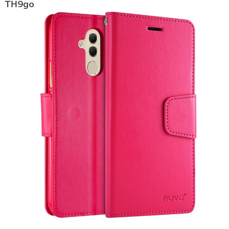 Деловой Тонкий чехол из искусственной кожи с откидной крышкой бумажником для Huawei