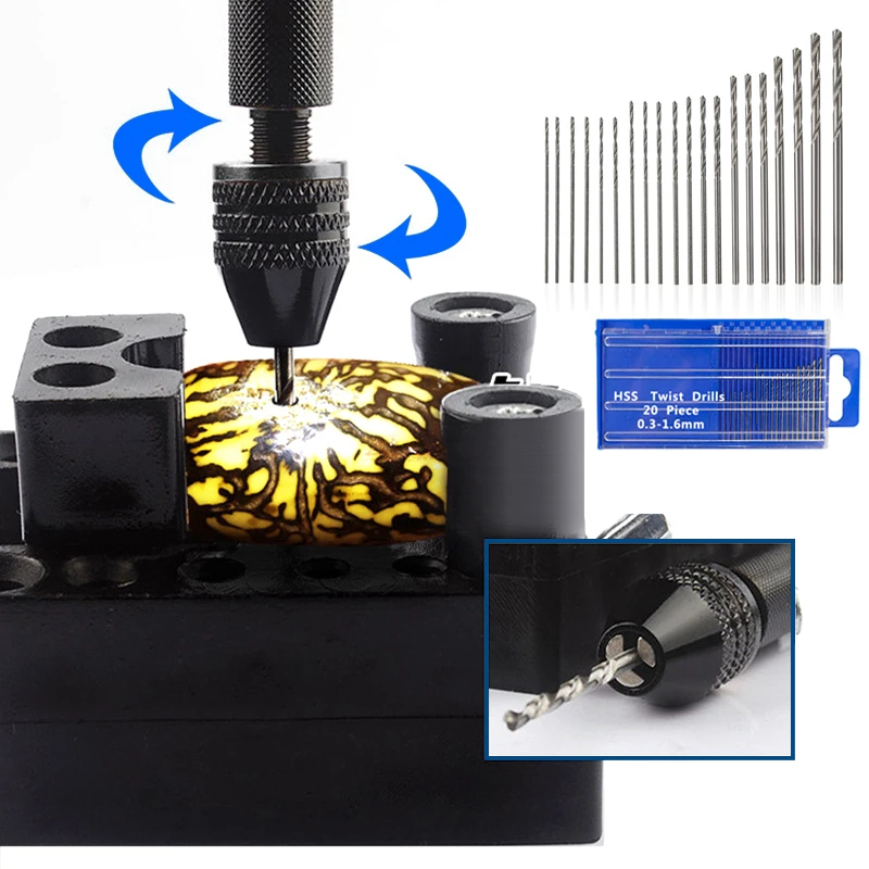 Engraver Abrasive Tools Accessories Rotary Power Tool Set with Twist Drill Bit Mini Chucks Adapter For Dremel | Инструменты
