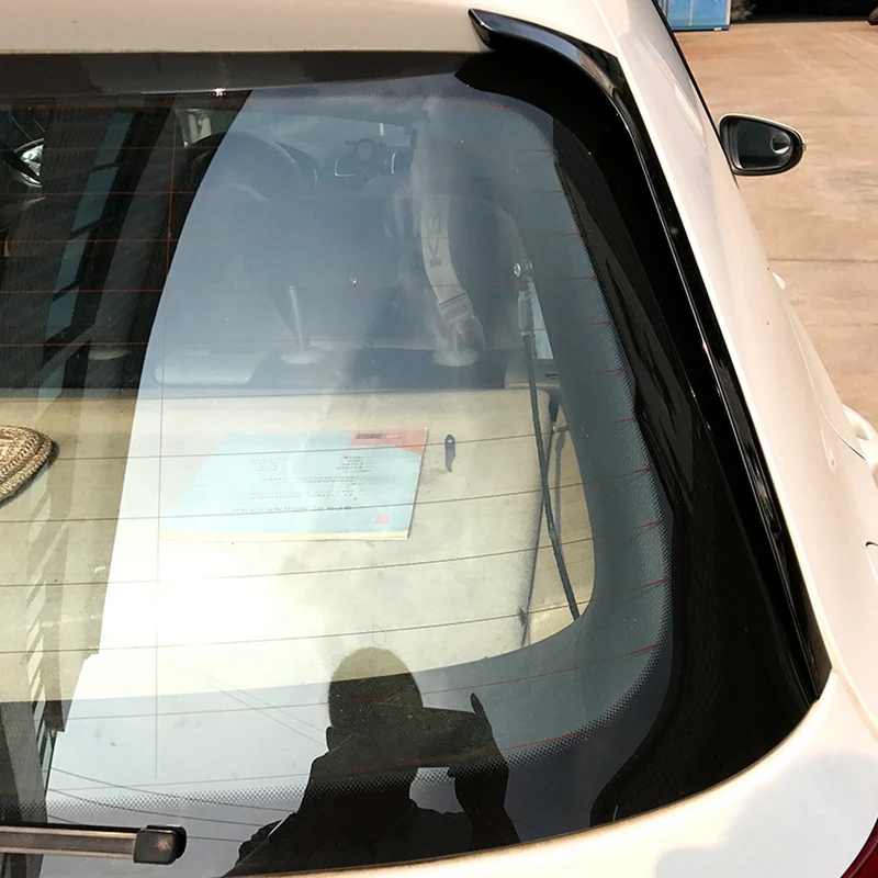 Автомобильный Черный задний спойлер на крышу с хвостом для гольфа 6 MK6