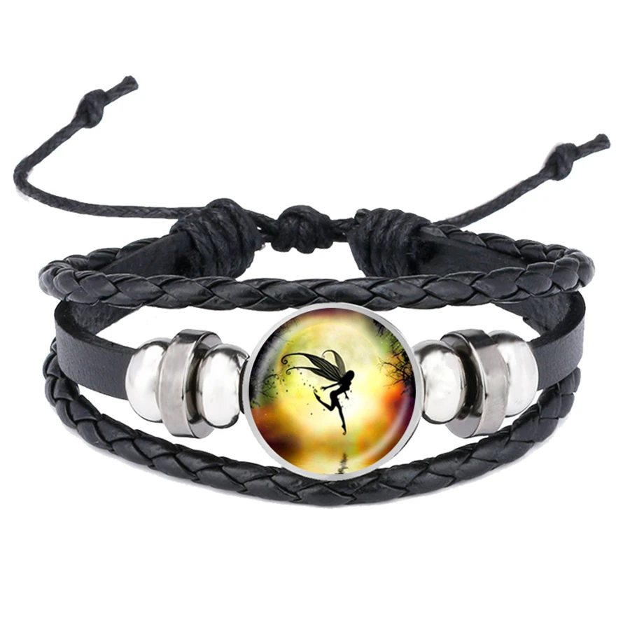 Сказочная принцесса красота эльф браслеты Мечта прекрасный крыло сидя на