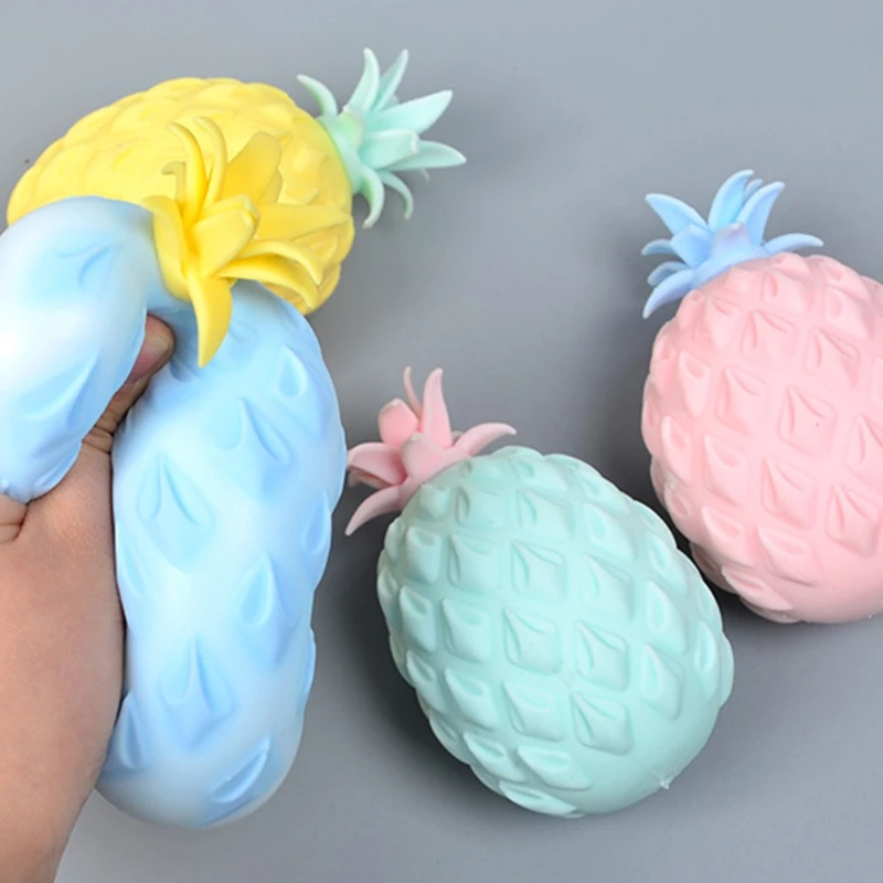 

Creative Fruit Vent Ball Large Pineapple Kneading Children's Gift Vent Toys Stress Relief Squeeze Squishy Ball Toy