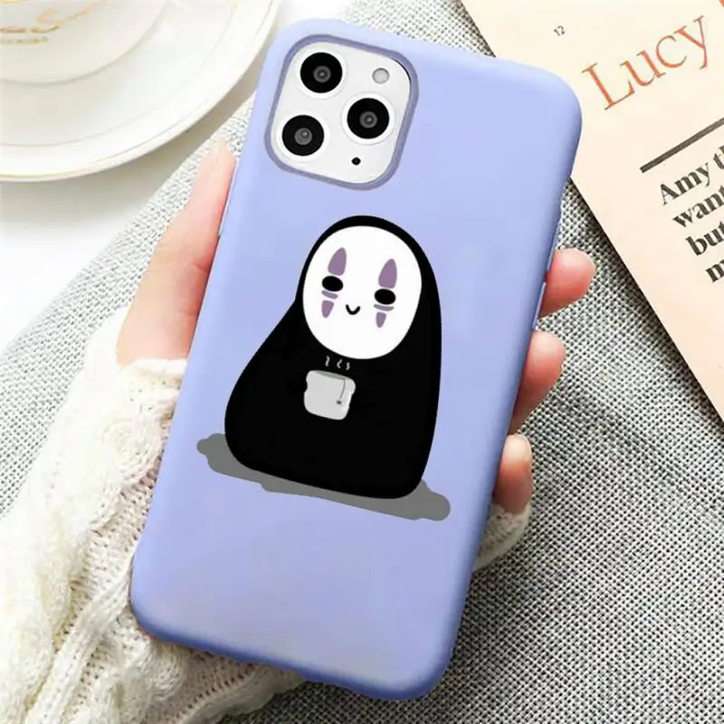 

Spirited Away Phone Case Candy Color for iPhone 11 12 mini pro XS MAX 8 7 6 6S Plus X SE 2020 XR