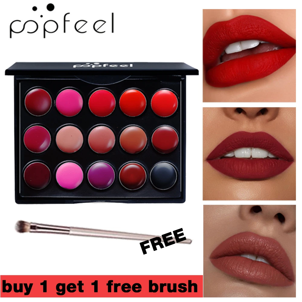 Купить 1 получить подарок новая матовая помада Палитра водостойкая губная