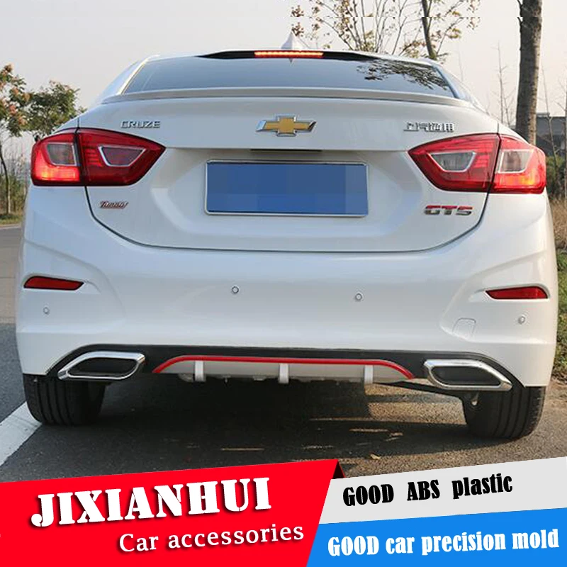 Задний спойлер для Chevrolet Cruze 2017 2018 задний из АБС пластика диффузор переднего