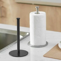 table top roll paper holder for non perforated kitchen vertical tissue holder plastic wrap roll paper tin foil shelf