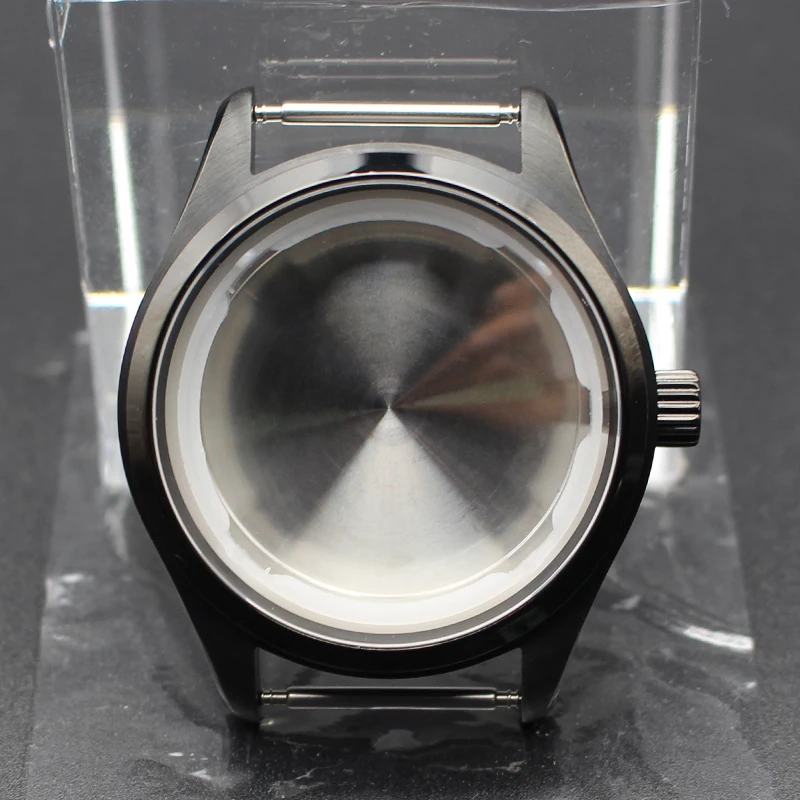 40mm Case Men's Watches Accessory Parts 316L Stainless Steel For Seiko nh35 nh36 Dial Movement Fit 20mm Strap 100m Waterproof