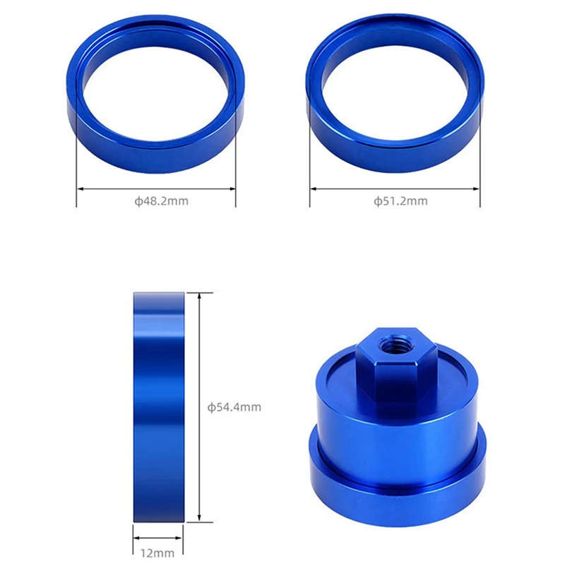 

TOOPRE 1 Set Bicycle Bracket Install Removal Tool Kit & 1 Set Bike Headset Removal Tool With Star Nuts Repair Tool Kit