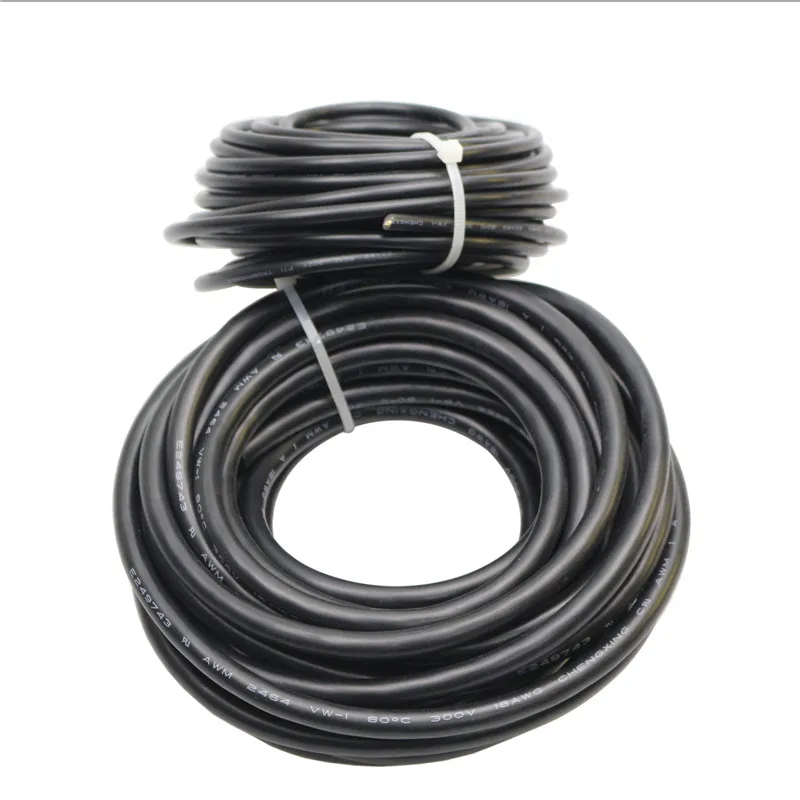 10 метров UL 2464 2C / 3C 4C 5C /6C 24AWG многожильный пвх кабель с изоляцией медный провод