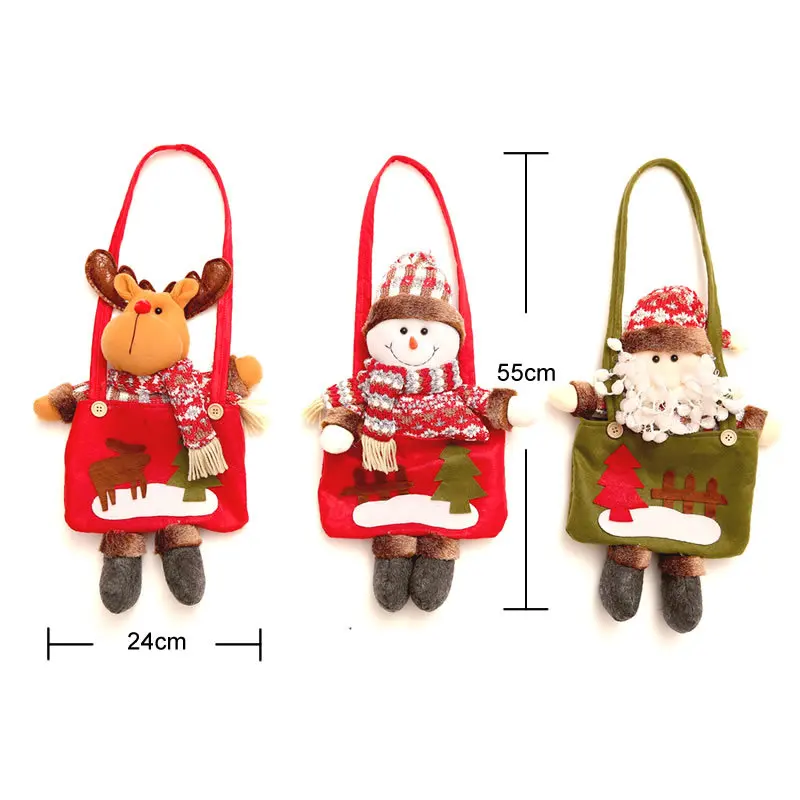 Рождественские украшения материал кукла лося старый человек Снеговик сумка