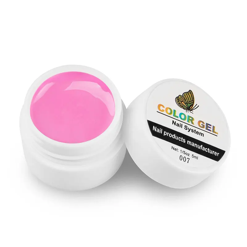 pink Lghzlink Цветной Гель-лак для ногтей, советы для дизайна ногтей DIY, маникюрный дизайн, 12 цветов, УФ-светодиодный, впитывающий УФ-гель, лак, гелевые чернила - Цвет: pink
