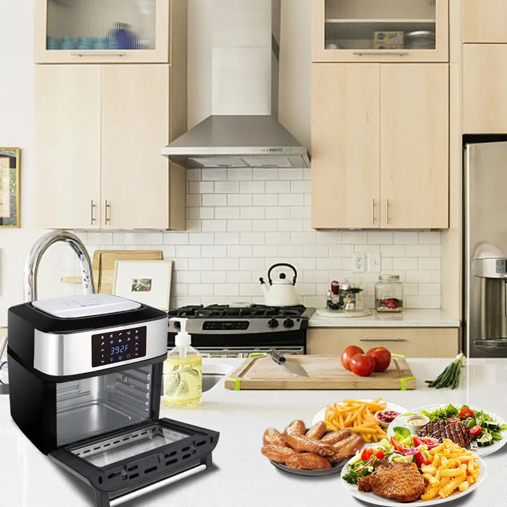 

Air Fryer Oven KAFO-1800A-D2 US 120V 16.91Quarts / 16L Air Fryer 1800W Black Large Capacity Chicken Frying Machine