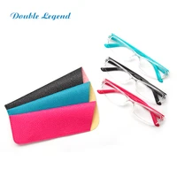 rectangular reading glasses ac eyeglasses plastic frame reading glasses with case pouch 1 01 52 02 53 03 5 diopters eyewear