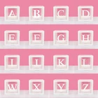 Прозрачная коробка шар заполненный свадебным украшением именем буквами на день рождения мальчиком девочкой подарок