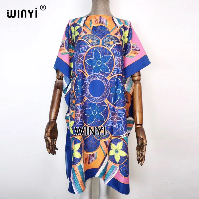 

2021Boho Bathing Suit Cover-ups robe femme Beach Wear Kimono Dress For Wonmen Summer Swimsuit Cover up African dress Traf Robe