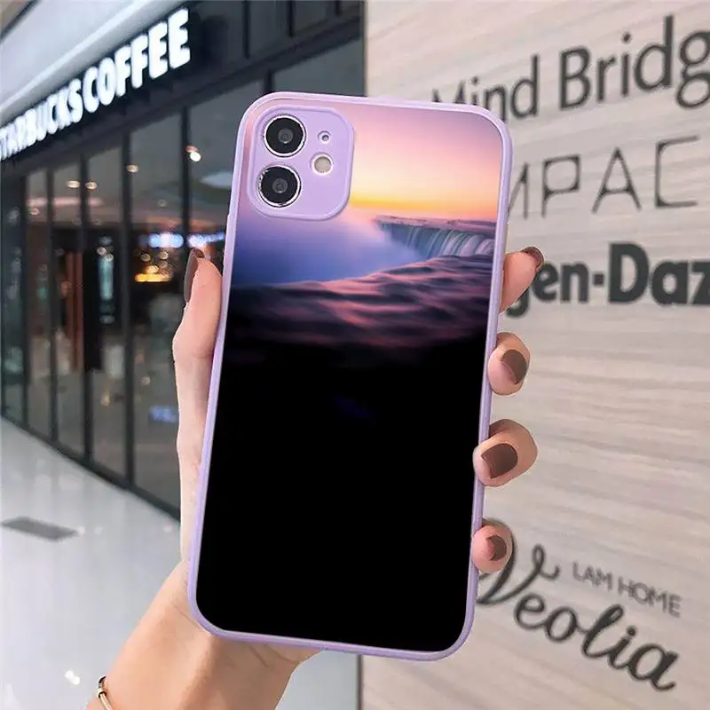 

Watercolor art painting ink wash simplicity Phone Case Matte Transparent for iPhone 11 12 7 8 s mini pro X XS XR MAX Plus funda