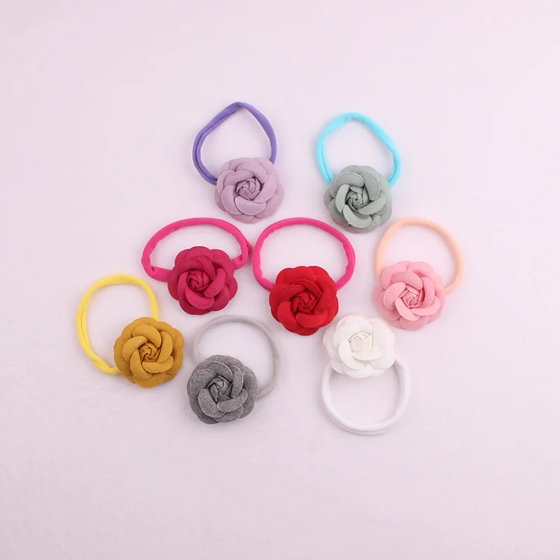 

Chiffon Flower Baby Elastic Lace Hair Band Newborn Infant Headbands For Girls Headwear Baby Girls Hair Accessorie