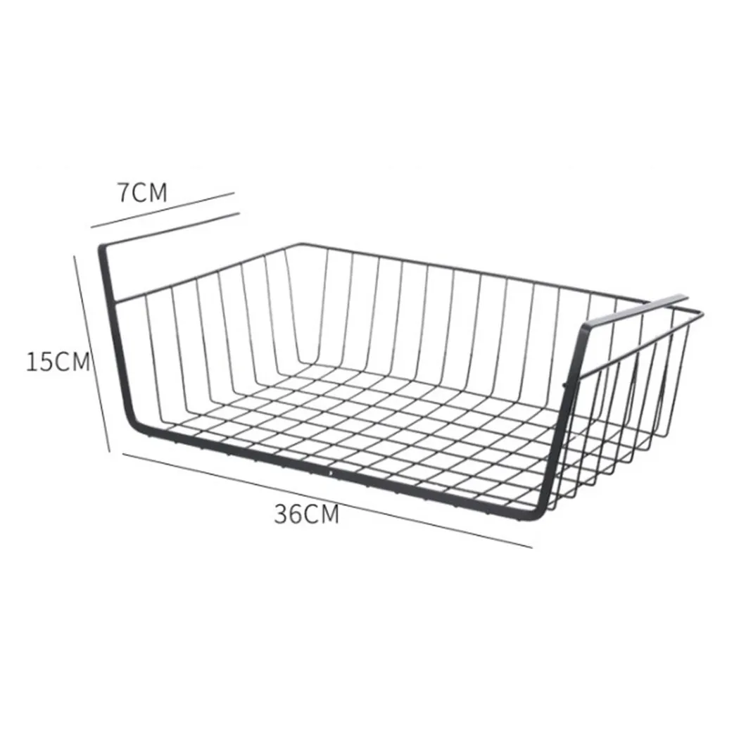 

Kitchen Cabinet Partition Hanging Basket Closet Storage Rack Storage Rack Dormitory Desk Hanging Rack Shelf Storage Basket