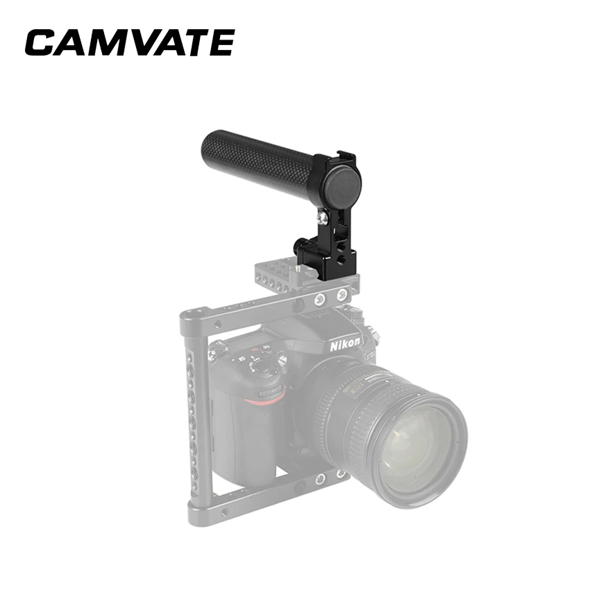 Ручка CAMVATE из углеродного волокна с быстросъемным зажимом и башмаком для