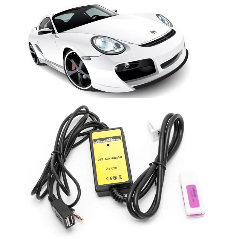 Автомобильный USB Aux in кабель адаптер mp3 плеер радио интерфейс для Toyota Camry/Corolla/Matrix 2 *