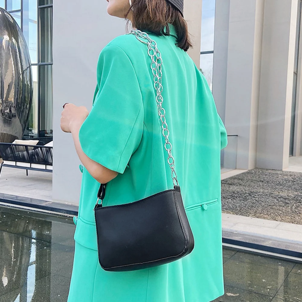 

Fashion Women Bag Solid Color PU Shoulder Messenger Casual Mini Handbags Purse Summer Shoulder Bag for Women Wallet Phone